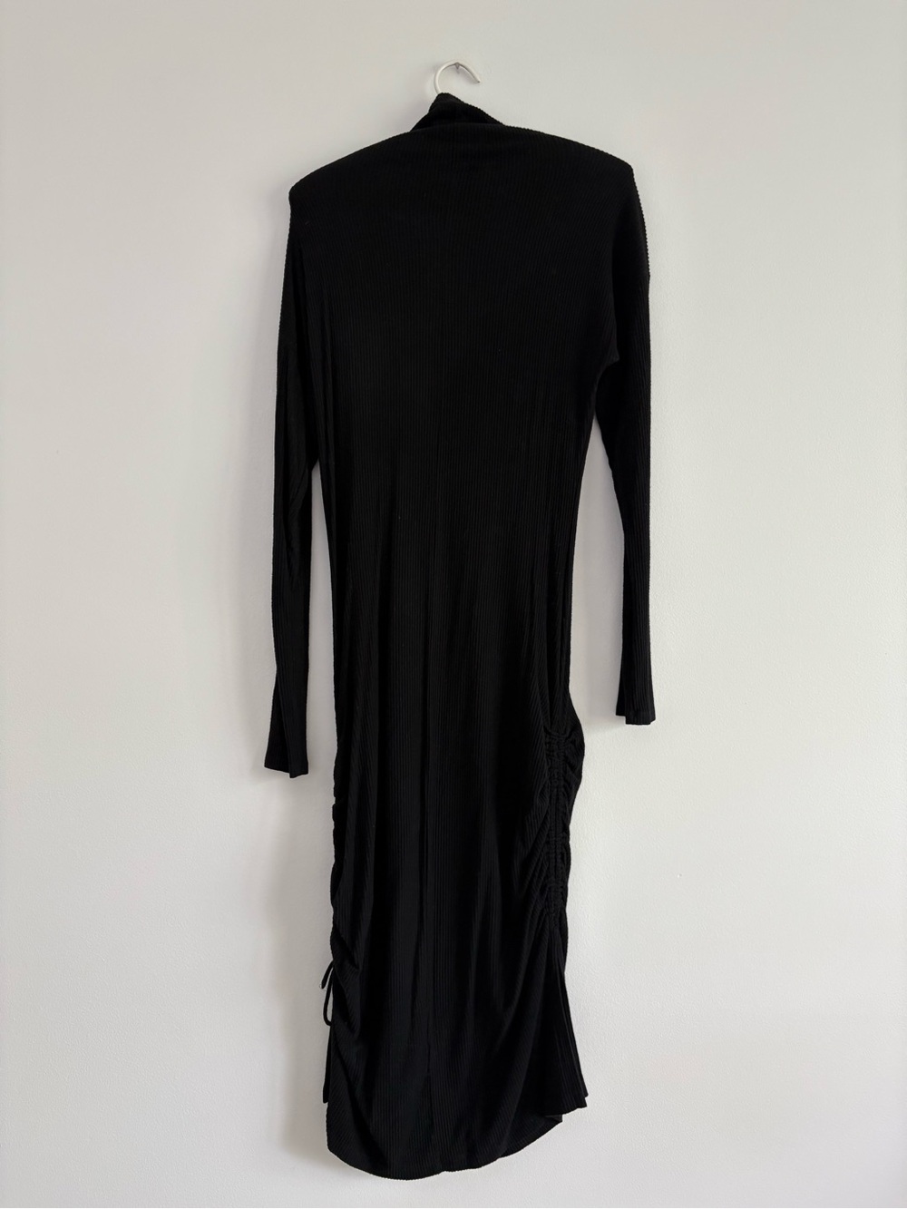 Anthropologie Saturday Sunday Emily Ruched Long Sleeve Midi Dress Size Small - Picture 6 of 6
